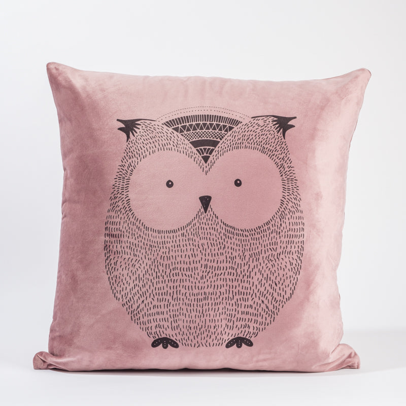 Toddler Scatter - Owl - Blush Velvet