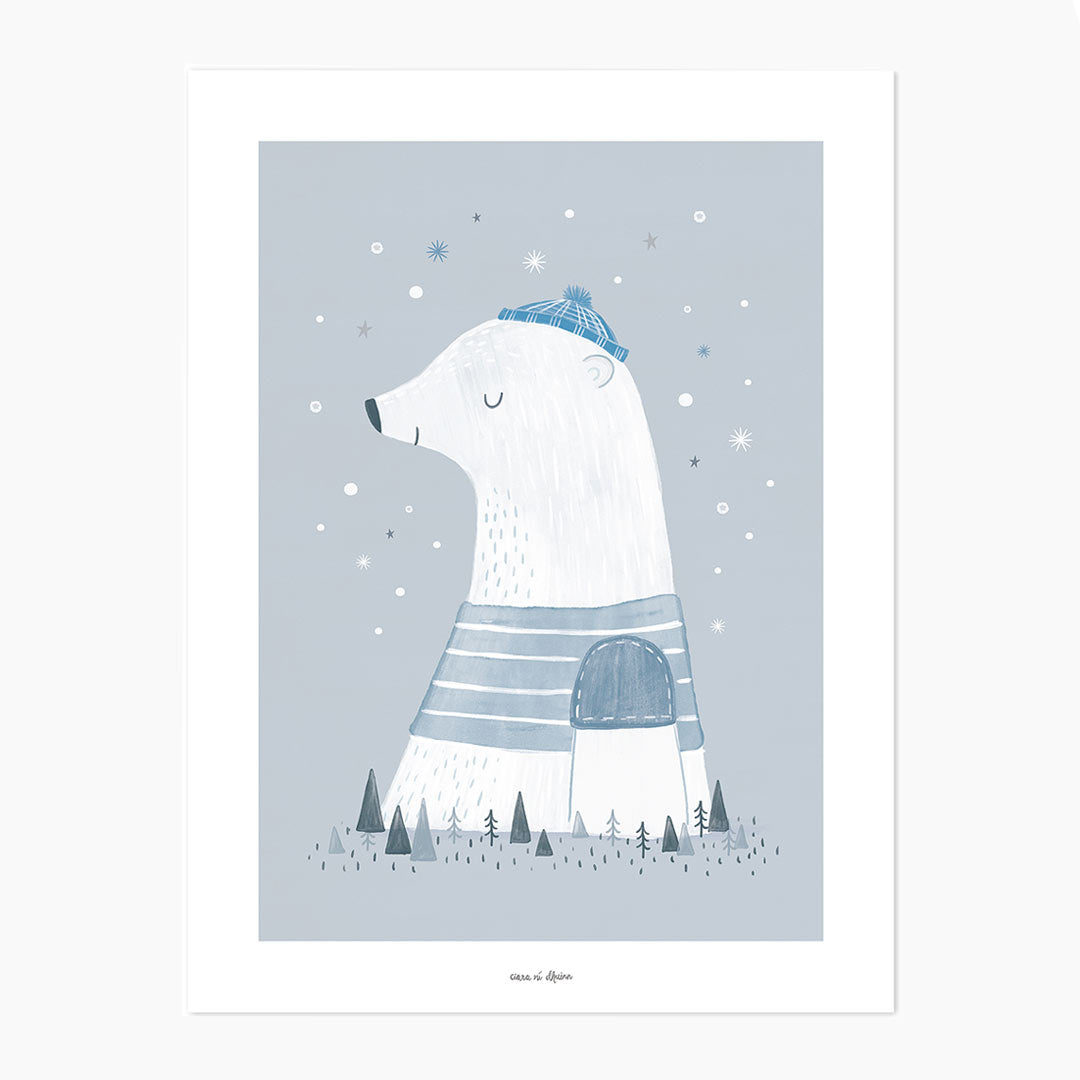 Art Print 30 X 40 - Olaf The Polar Bear