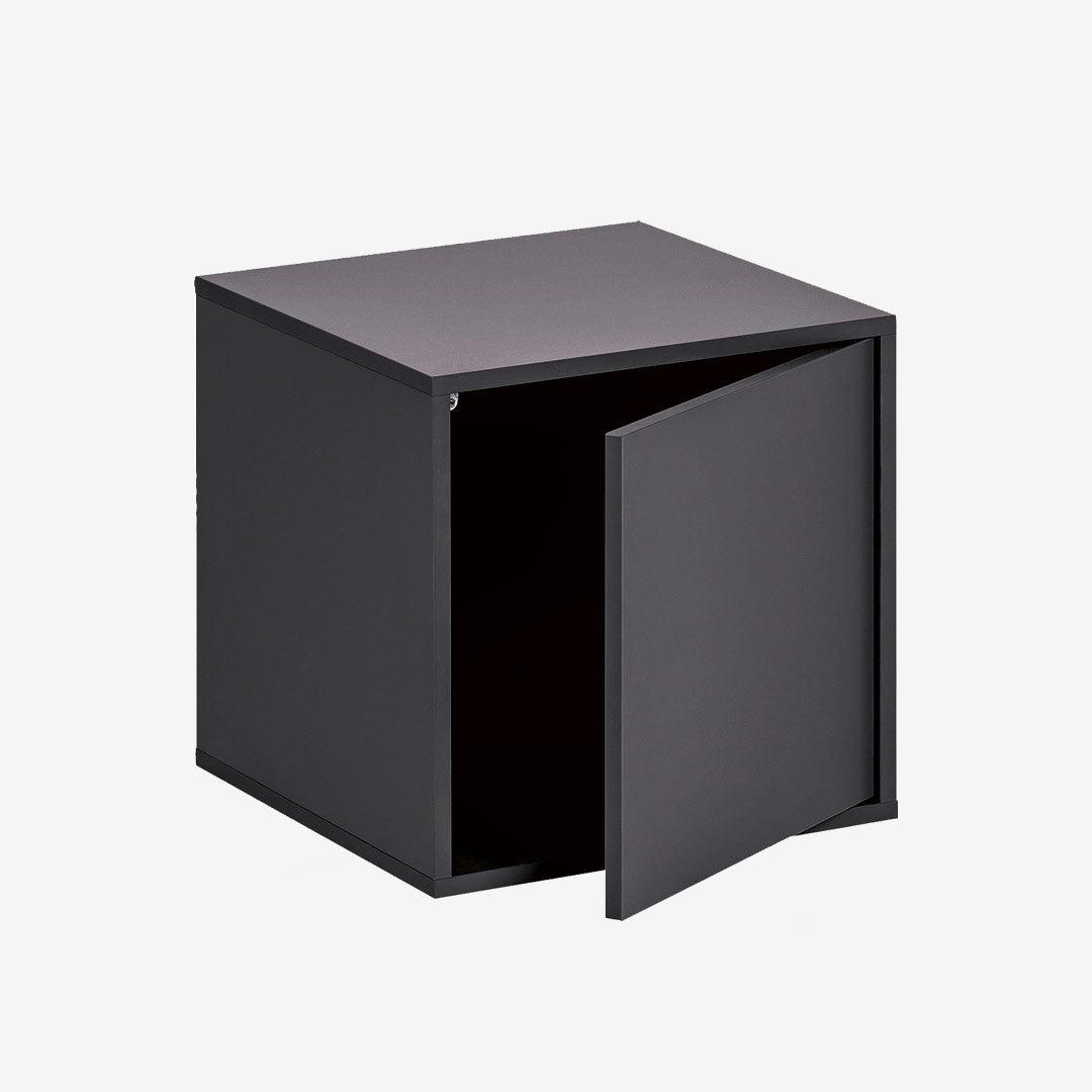 Balance Medium Box With Door - Black