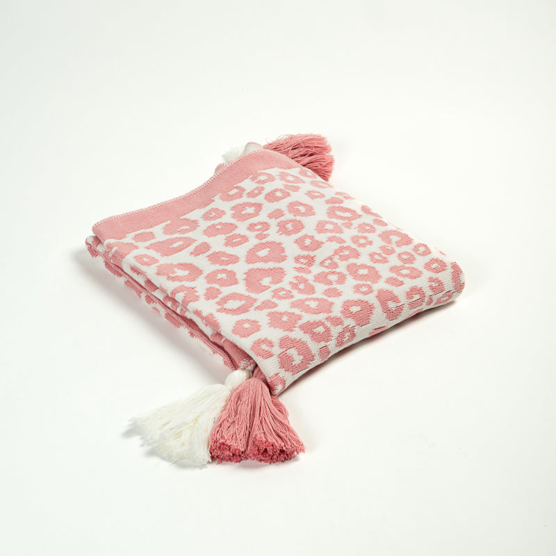 Blanket Dusty Pink & Ivory 90x100