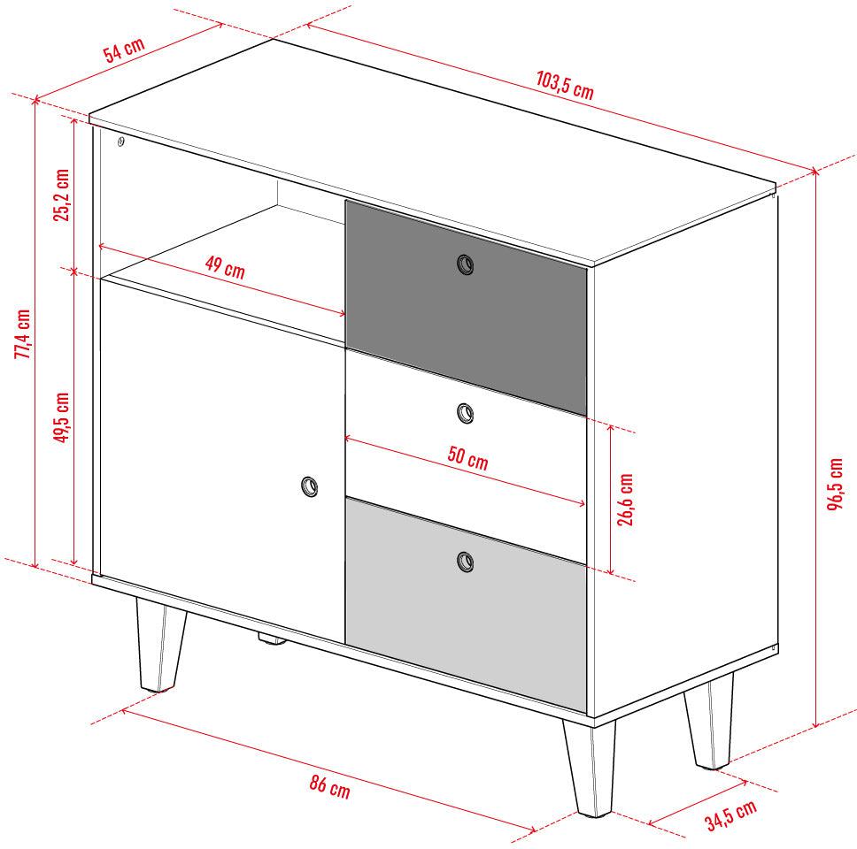 Concept Dresser/Compactum - Oak
