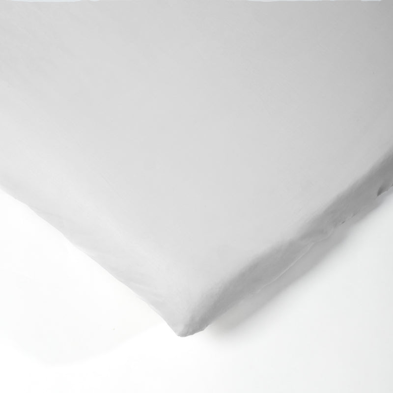 Little Whitehouse Fitted Sheet - Light Grey | Single, Three Quarter & Double