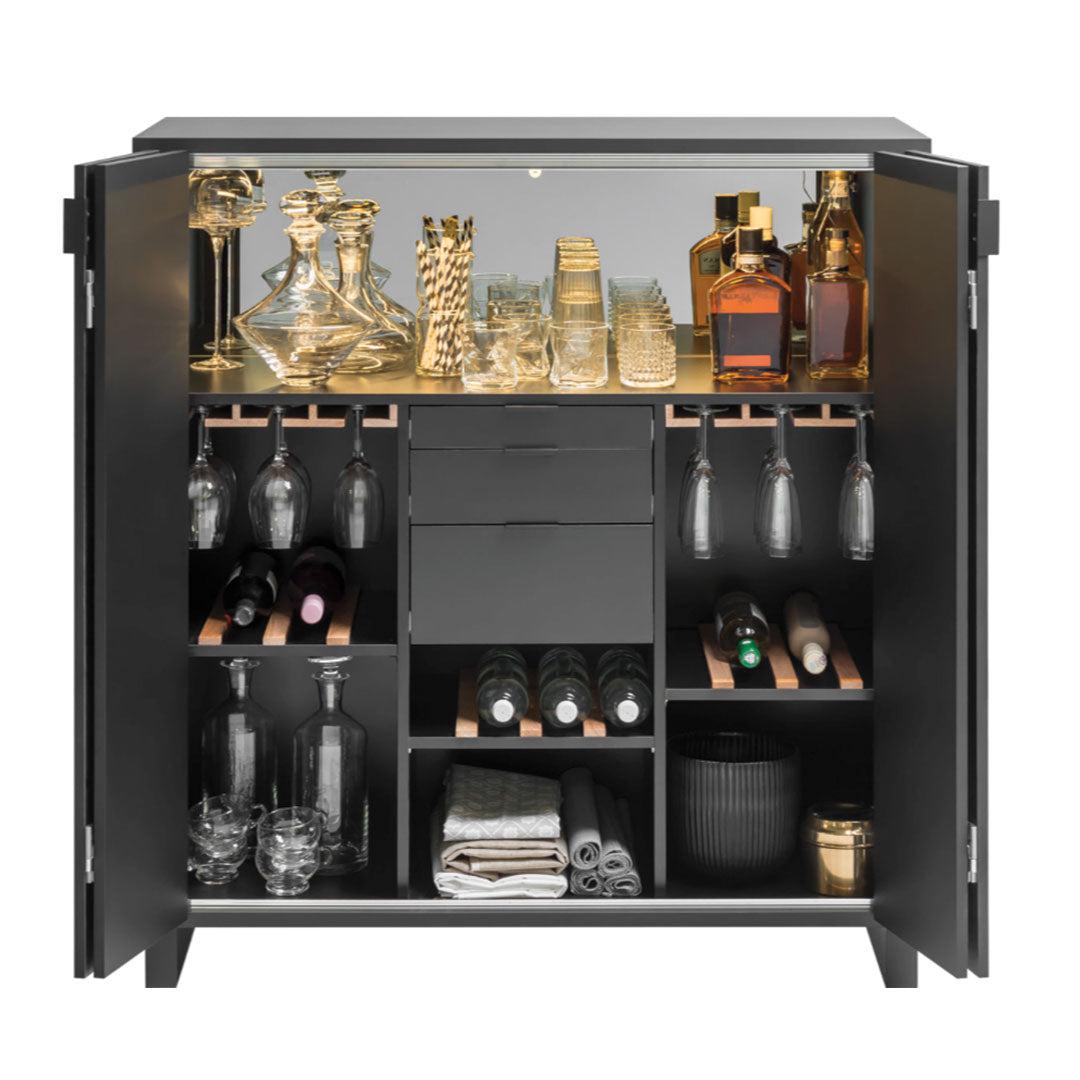 Simple Drinks Cabinet - White