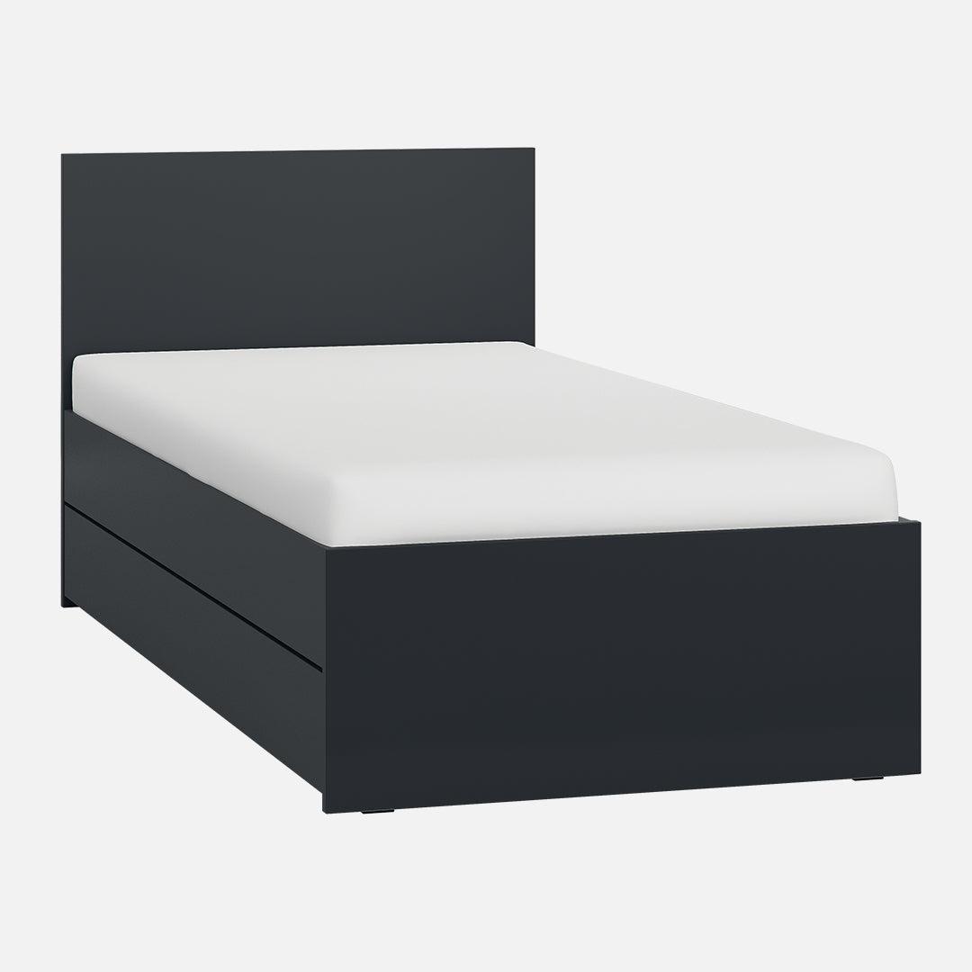 Simple Single Bed - Black