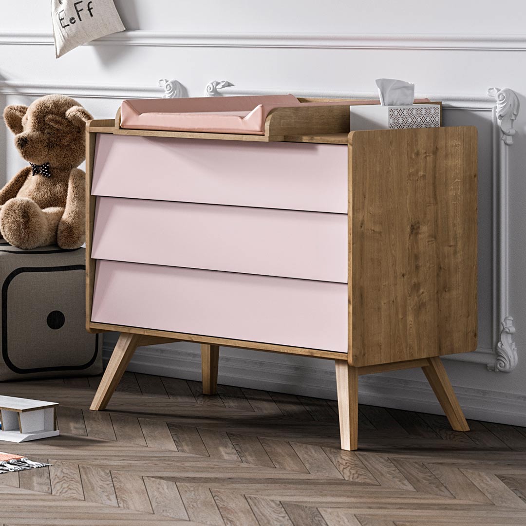 Vintage Dresser/Compactum - Pink