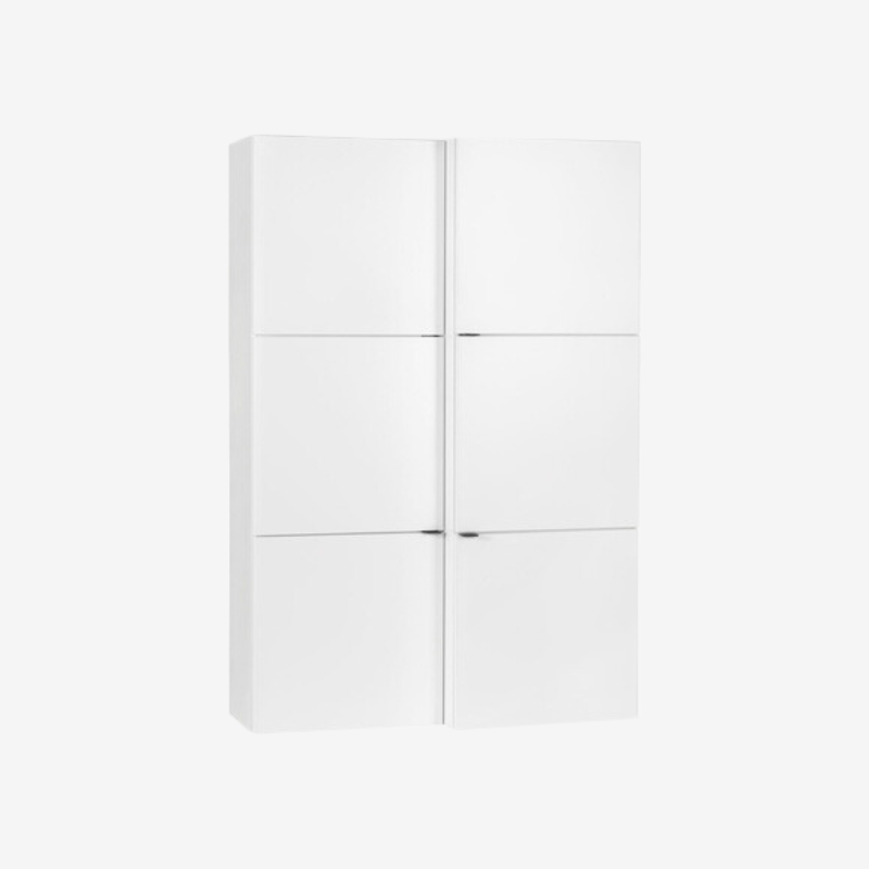 YU - Closed Bookcase – White