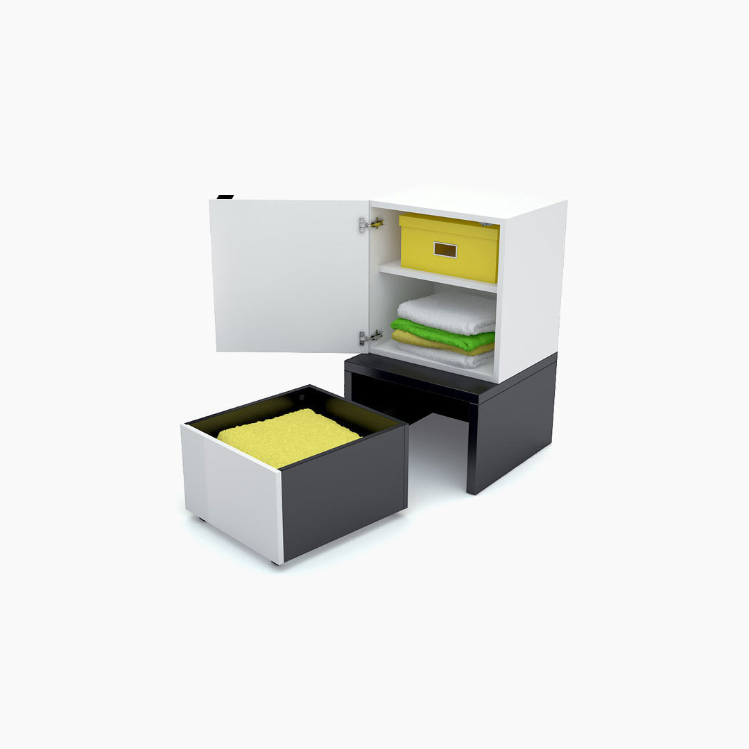 YU Platform Cabinet Dice with Drawers