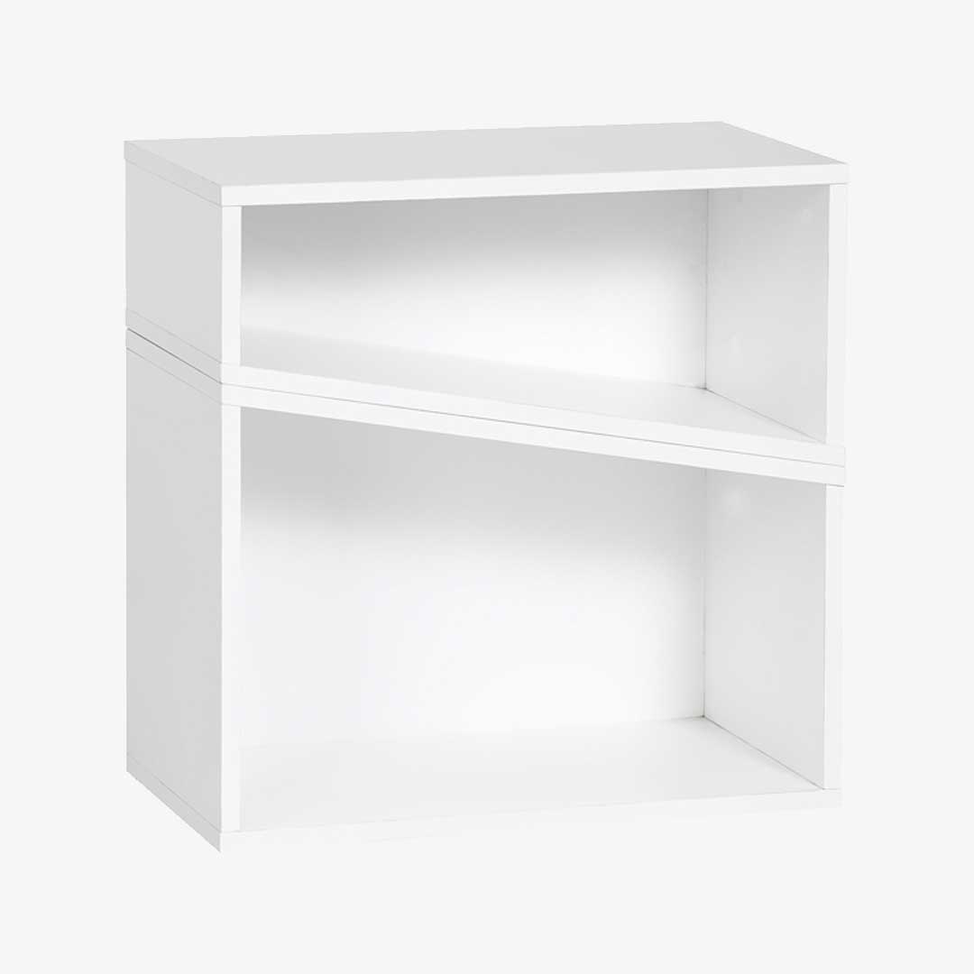 YU Slanting Cube Shelf - White