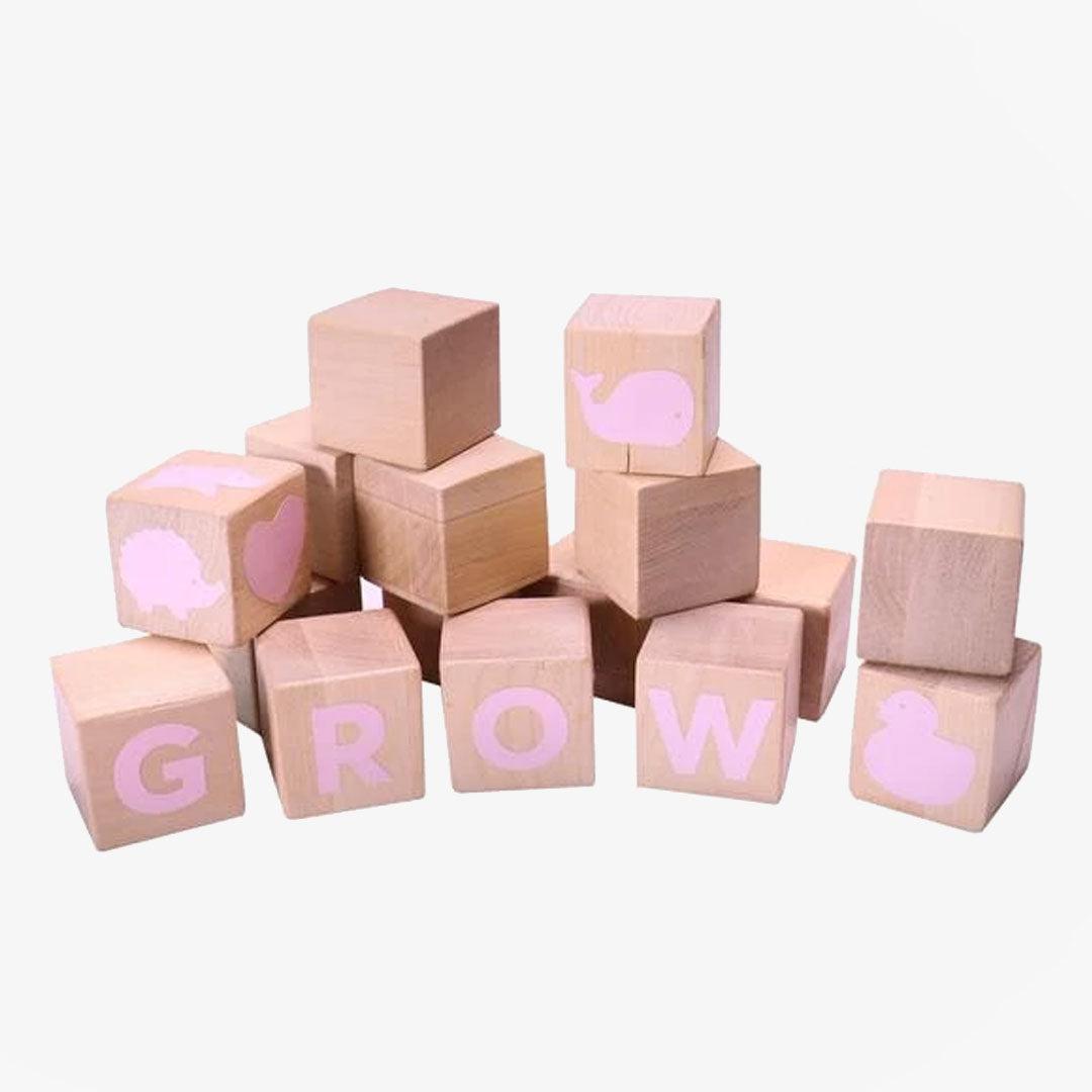 Alphabet Blocks - Pink
